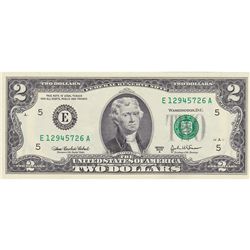 2003A $2 Federal Reserve Note, CU