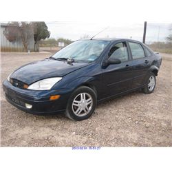 2001 - FORD FOCUS // REBUILT SALVAGE TITLE