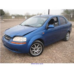 2004 - CHEVROLET AVEO //REBUILT SALVAGE TITLE