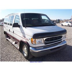 1999 - FORD ECONOLINE 150/ RESTORED SALVAGE TITLE