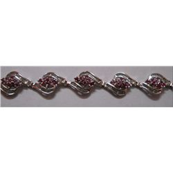 Ruby 12.520g Bracelet in Silver