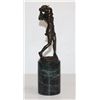 Image 2 : Brilliant Lady Golfer Swinging Bronze Sculpture After