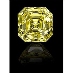 Bianco 2.5 Carat Canary Asscher Cut Diamond