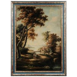 MWF1324 Italianate Landscape signed lower right ~Salva