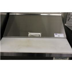 PATRIOT STAINLESS STEEL 27" MOBILE SANDWICH/SALAD