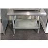 Image 1 : PATRIOT STAINLESS STEEL 24 X 30  WORK TABLE WITH
