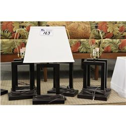 7 CONTEMPORY SQUARE TABLE LAMPS