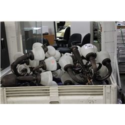 LARGE LOT OF CHANDELIERS