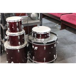 ASTRO 5 PIECE DRUM KIT (INCOMPLETE)