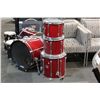 Image 2 : YAMAHA 4 PIECE DRUM KIT (INCOMPLETE)