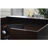 Image 3 : MAHOGANY RECEPTION DESK