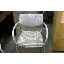 GREY ALTO STACKING CLIENT CHAIRS