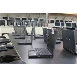 7 HP NOTEBOOK COMPUTERS, 1 TOSHIBA NOTEBOOK (NO