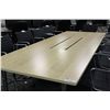 Image 1 : MAPLE 11 X 4' BOARDROOM TABLE