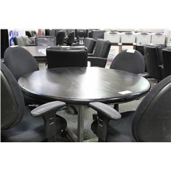 BLACK ONYX 48" ROUND TABLE