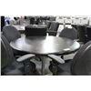 Image 1 : BLACK ONYX 48" ROUND TABLE