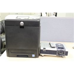 DELL 3110CN PRINTER & BENQ PROJECTOR