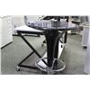 Image 1 : 3 BLACK ADJUSTABLE HEIGHT BAR TABLES