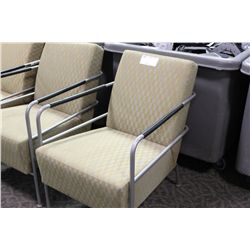 LAMMHULTS BEIGE PATTERN RECEPTION CHAIR