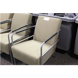 LAMMHULTS BEIGE PATTERN RECEPTION CHAIR