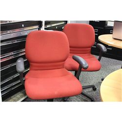 STEELCASE SENSOR RED TASK CHAIR