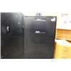 Image 1 : GLOBAL BLACK 4 DRAWER LATERAL FILE CABINET