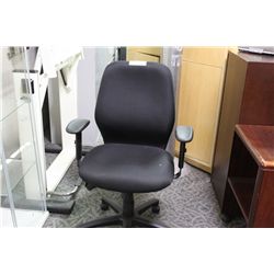 BLACK PATTERN MULTI-LEVEL TASK CHAIR (S-3)