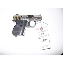 LORCIN L25 SEMI AUTO PISTOL 25CAL SERIAL #107822