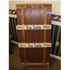 Image 1 : ORIGINAL DAISY WOODEN STOR DISPLAY RACK W/2 EXTRA HEADERS