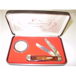 CASE SILVER DOLLAR TRAPPER - KNIFE AND COIN SET