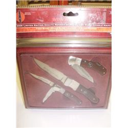 WINCHESTER 2008 PEARL HANDLE KNIFE SET
