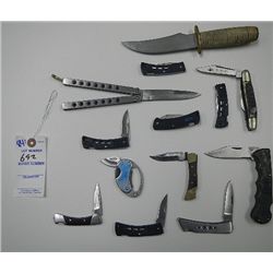 BOX LOT - 13 ASST. KNIVES