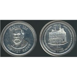 1994 50 Dollars Silver coin commemoration the 125th Anniversary of Eaton, redeemable for $50 at the 