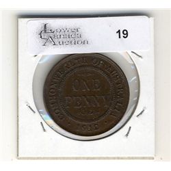 Australia, 1912 One Penny; EF+.