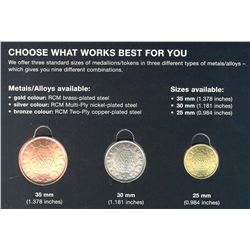 RMC Lot.  Includes Whatever you Imagine, We can create holder with 3 different Metal/Alloy Medallion