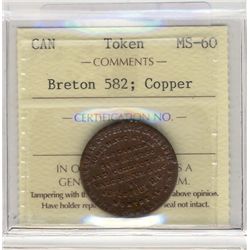 Breton 582, ICCS MS-60; Copper.