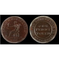 Breton 962, Charlton NS-20A2, CCCS AU-55. 1813 Trade and Navigation Penny.