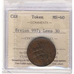 Breton 997, Charlton Lees 30, ICCS MS-60.