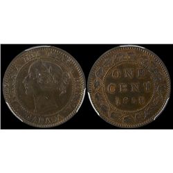 Cent 1859, PCGS MS62BN; DP N9 #1.  Crossed ICCS RB.