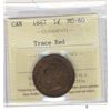 Image 1 : Cent 1887, ICCS MS-60; Trace Red.