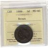Image 1 : Cent 1888 ICCS MS60 Brown.
