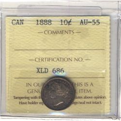10 Cents 1888, ICCS AU-55.