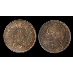 10 Cents 1901, ICCS MS-64.