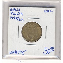 Spain Peseta 1947/53 UNC.