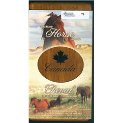 2005 $5.00 Sable Island Horse and Foal Limited Edition Stamp and Coin set.