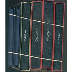 RCM Lot; Proof Sets 1971, 1972, 1980, 1981 & Specimen Sets 1982(2).