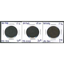 Token Lot; NS-1D3 in F-12, NS-5A1 in F-12 & NS-21A3 in VF-20. Lot of 3 tokens.