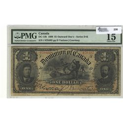 Domion of Canada; 1898 1 Dollars, PMG F-15, Charlton DC-13b, 678402.
