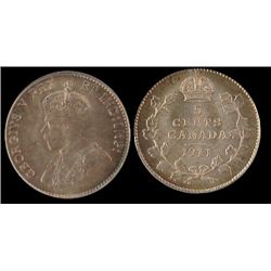 1911 5 Cents PCGS MS-66.  Light golden brown colours.