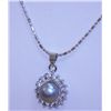 Image 1 : GRAY PEARL AND CZ NECKLACE